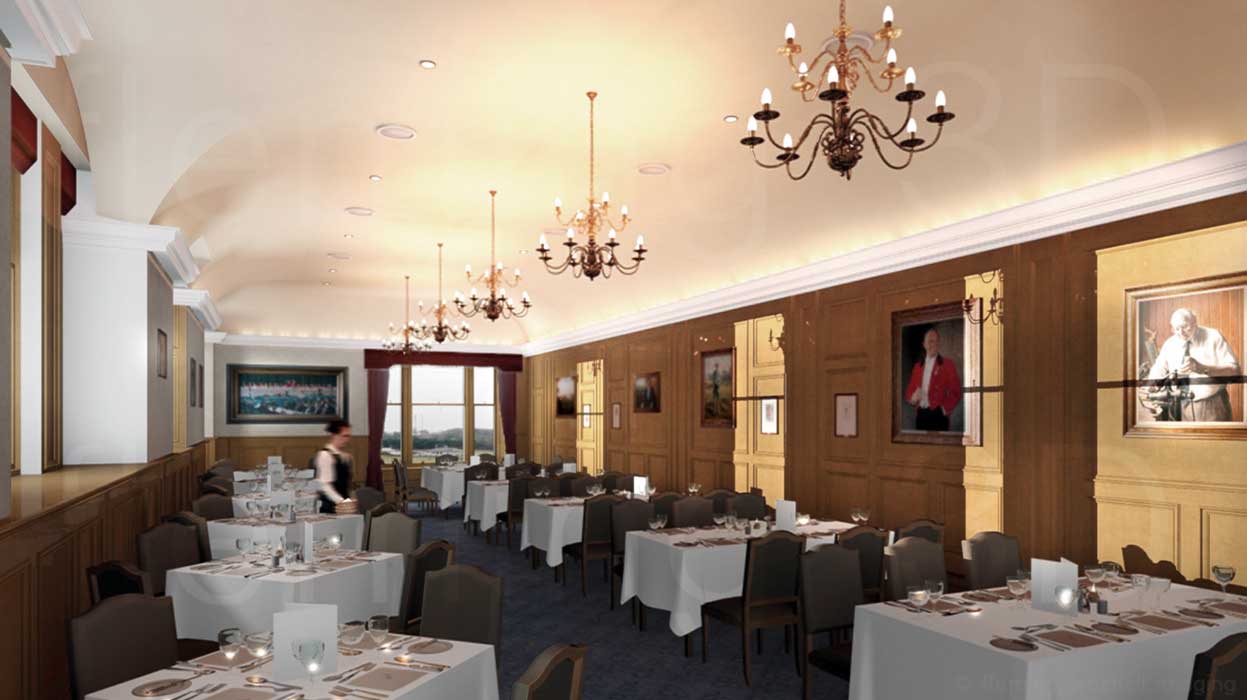 Royal and Ancient Golf Club St Andrews dining room