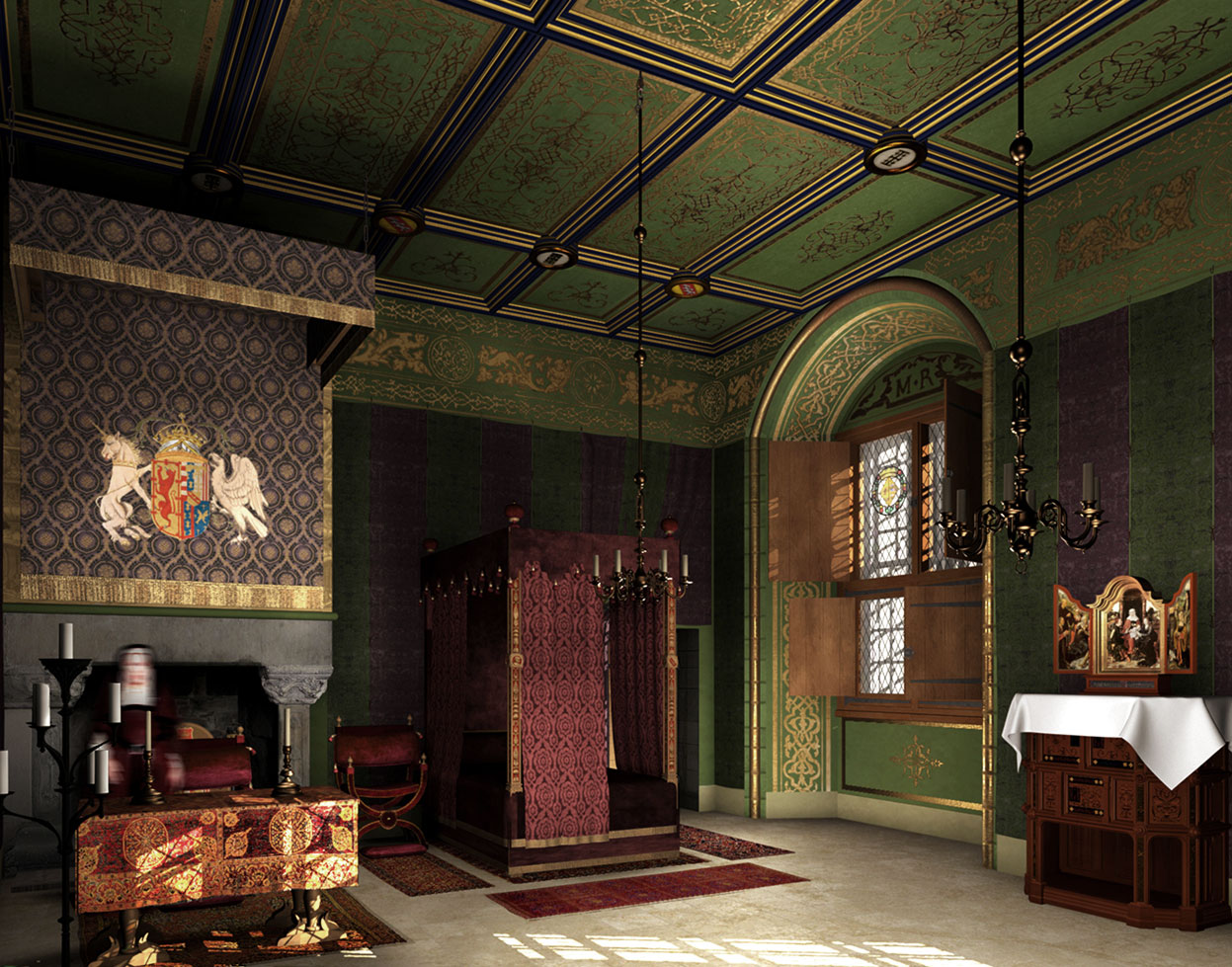Bedchamber of Mary of Guise 1542